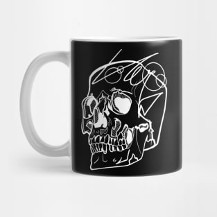 abstract skull kinseyroehmtattoos Mug